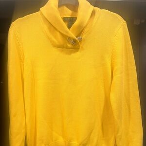 Lauren Ralph Lauren Yellow Women's Sweater